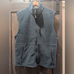 Columbia Men's Dark Gray Fleece Vest